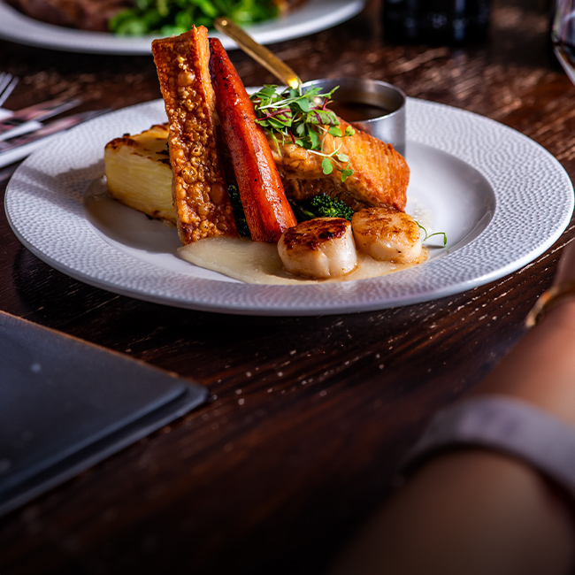 Explore our great offers on Pub food at The Trout Inn