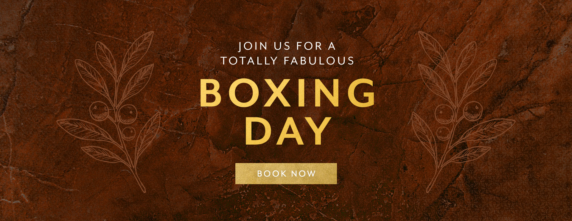 Boxing Day menu at The Trout Inn