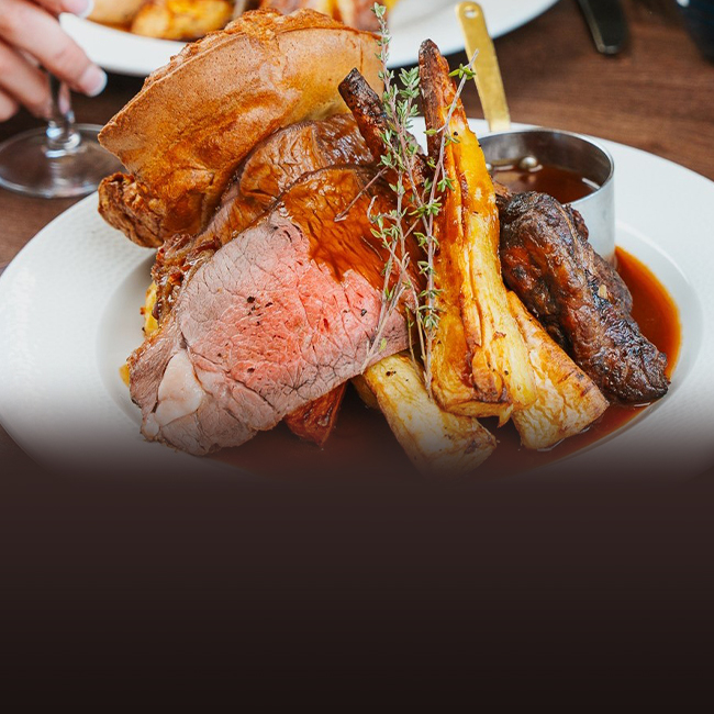 Sunday menu at The Trout Inn