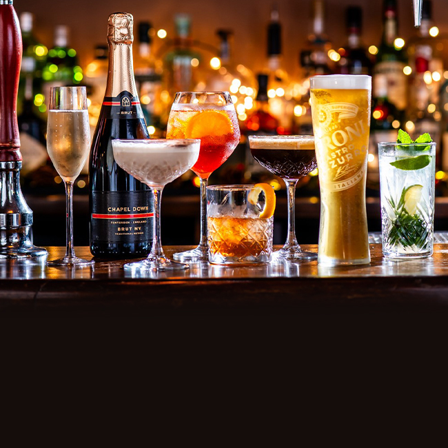 Wine & Drinks menu at The Trout Inn