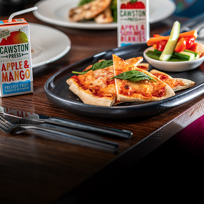 Children's menu at The Trout Inn