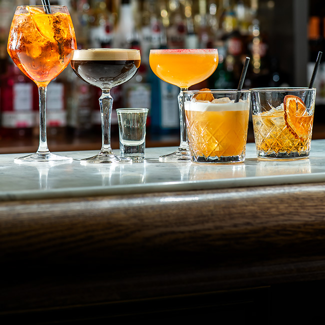 Wine & Drinks menu at The Trout Inn