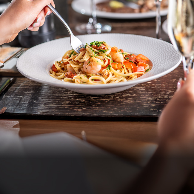 Dessert menu at The Trout Inn